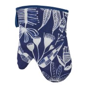 Oven Mitt | Navy Natives | Linen